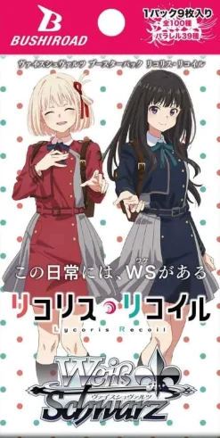 BUSHIROAD Cards*Weiss Schwarz Lycoris Recoil Booster Pack Box TCG JAPAN OFFICIAL