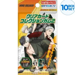 Ensky Cards*Wind Breaker Clear Card Collection Gum 2 First Press Limited Booster Box TCG