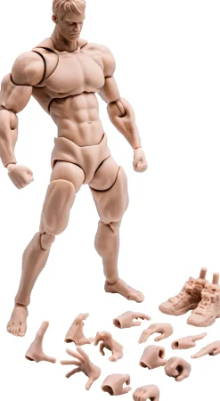 WIND TOYS Super Posable Figure Male Body White 1/12 Action Figure JAPAN OFFICIAL