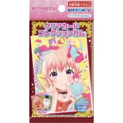Ensky Cards*Witch Watch Clear Card Collection First Press 16Pack Candy Toy TCG JAPAN