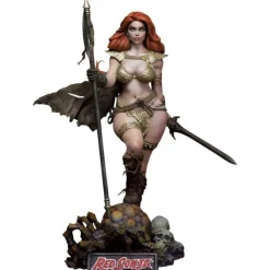 X-PLUS Hyborian Age Red Sonja 1/8 Model Kit JAPAN OFFICIAL