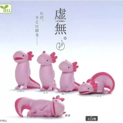 Yell KYOMU. Axolotl Complete Set Figure Capsule Toy JAPAN OFFICIAL