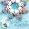 Yell Otete tsunagone Sea Otter All 4 Type Set Figure Capsule Toy JAPAN