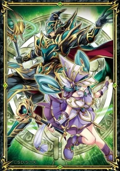 Konami Yu-Gi-Oh*Yu-Gi-Oh 25th Magicians of Bonds and Unity Duel Set Playmat with Sleeves 100 pcs