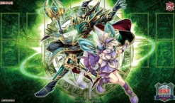Konami Yu-Gi-Oh 25th Magicians of Bonds and Unity Duel Set Playmat with Sleeves 100 pcs