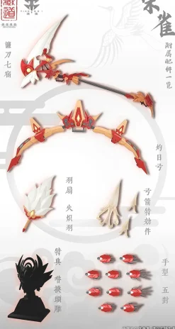 ZEN Of Collectible Figure*CD-03 Four Holy Beasts Vermilion Bird Alloy Action Figure